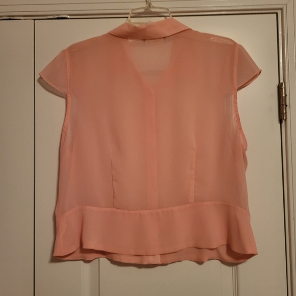 Sheer pale pink blouse - Picture 2 of 4
